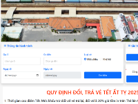 Website bán vé tàu DSVN (ReactJS Frontend + NextJS Backend) Code đồ án
